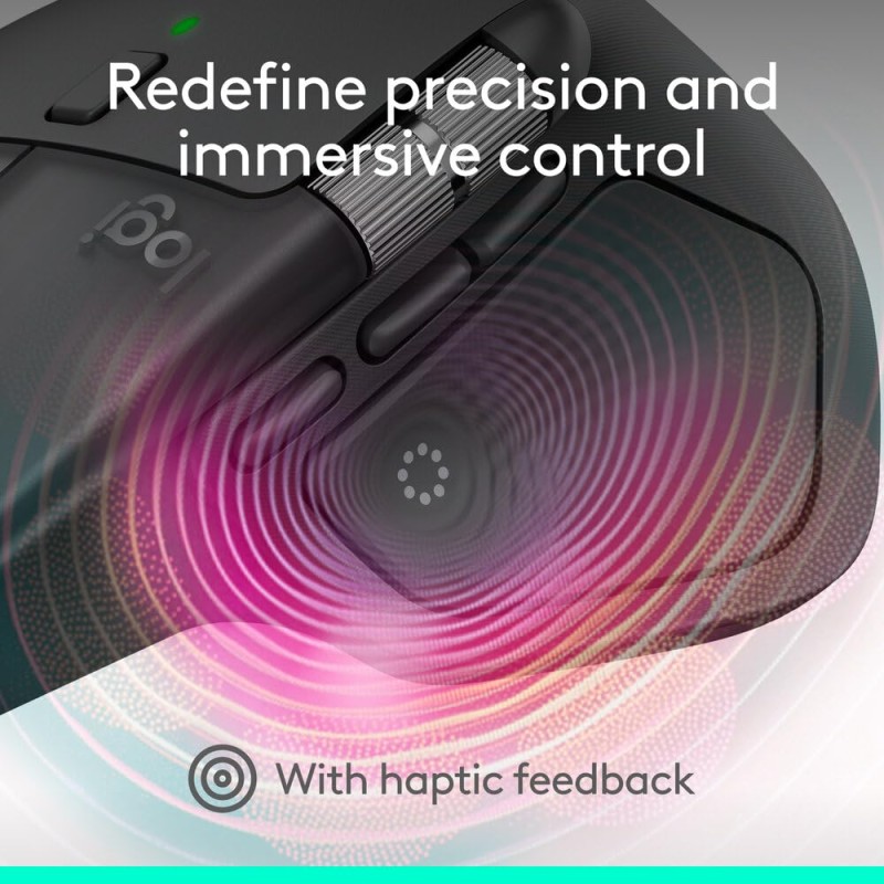 Logitech MX Master 4, Ergonomic Wireless Mouse with Advanced Performance Haptic Feedback, Ultra-Fast Scrolling, 