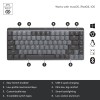 Logitech MX Mechanical Mini Wireless Illuminated Keyboard with Free Adobe Subscription