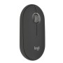 Logitech Pebble Mouse 2 M350s Slim Bluetooth Wireless Mouse, Portable, Lightweight, Customisable Button - Tonal Graphite