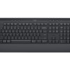Logitech Signature K650 Wireless Keyboard with Wrist Rest, Full-Size, BLE Bluetooth or Logi Bolt USB Receiver, Comfort Deep-Cushioned Keys, Numpad, Compatible with Most OS/PC/Windows/Graphite