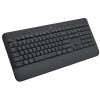 Logitech Signature K650 Wireless Keyboard with Wrist Rest, Full-Size, BLE Bluetooth or Logi Bolt USB Receiver, Comfort Deep-Cushioned Keys, Numpad, Compatible with Most OS/PC/Windows/Graphite