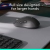 Logitech Signature M650 L Full Size Wireless Mouse - for Large Sized Hands, 2-Year Battery