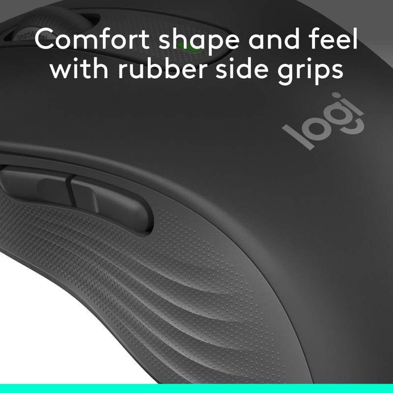 Logitech Signature M650 L Full Size Wireless Mouse - for Large Sized Hands, 2-Year Battery