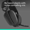 Logitech Zone Vibe 100 Lightweight Wireless Over-Ear Headphones with Noise-Cancelling Microphone, Advanced Multipoint Bluetooth Headset, Works with Teams, Google Meet, Zoom, Mac/PC - Graphite