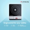 Longway Cruiser IC 2000 Watt Induction Cooktop with Auto Shut-Off & Over-Heat Protection With 8 Cooking Mode & BIS Approved (Black)
