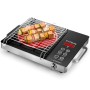 Longway Infralite Pro ICT 2200 W Infrared Cooktop with Free Stainless Steel Grill | Auto Shut Off & Overheat Protection (Black, Touch Control)