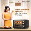 Longway Royal OTG 25 Ltr Oven Toaster Griller with Heating Modes | Temperature Timer Control for Baking Pizza (1500 W, Black)