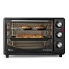 Longway Royal OTG 25 Ltr Oven Toaster Griller with Heating Modes | Temperature Timer Control for Baking Pizza (1500 W, Black)