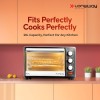 Longway Royal Plus OTG 28L Oven Toaster Griller with Illuminated Chamber, 360 °Motorized Rotisserie with Multiple Heating , (Silver)