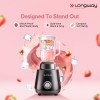 Longway Super Pro Juicer Mixer Grinder | Up to 750 Watt Powerful Motor | 4 Jars for Grinding, Mixing, Juicing Black & Gray