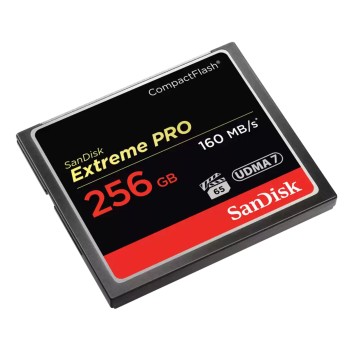 SanDisk Extreme PRO 256GB Compact Flash Memory Card UDMA 7 Speed Up To 160MB/s