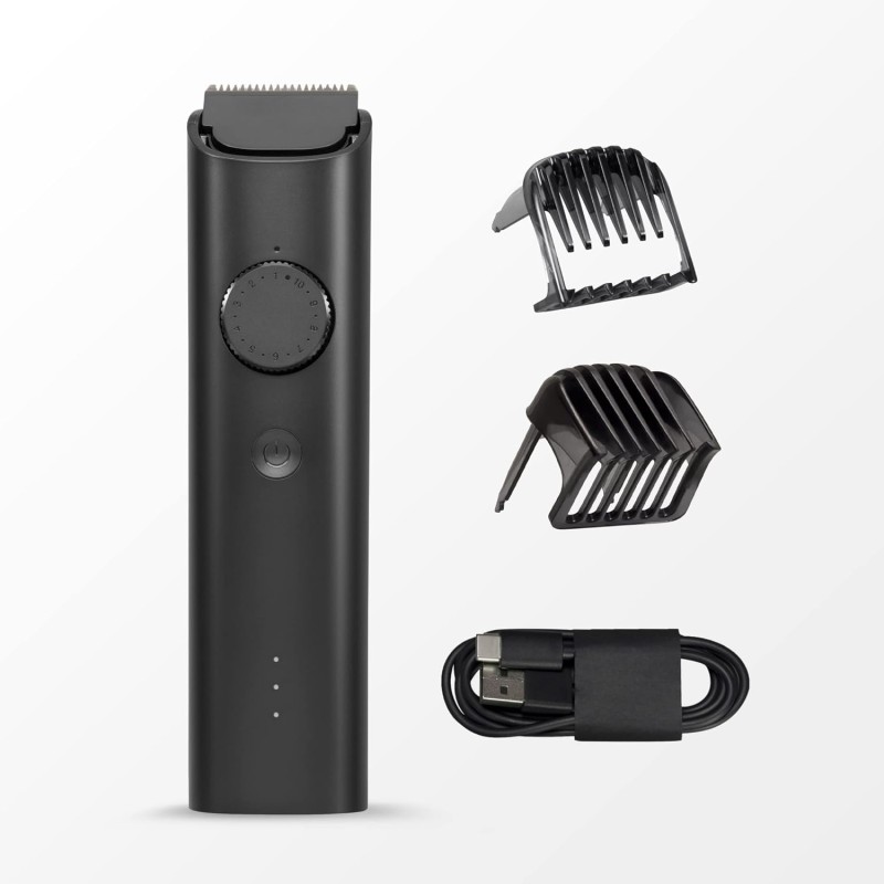 MI Xiaomi Beard Trimmer 2C With High Precision Trimming | 2 Beard Comb | USB Type-C | Fast Charging | 0.5mm Precision | 40 Length Settings | 90 Min Run Time, Black