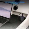MOZEN by AMKETTE Drive Ultra 3 in 1 130W Car Charger/car Laptop Charger Fast Charging Type C 100W + USB-A + C 30W, Metallic Build, Advanced PowerSplit
