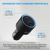 MOZEN by Amkette Drive Max 101W Car Charger Type C 65W + USB-A 36W Dual Port Fast Car Charger, ABS Build with Metallic Shell with Voltsafe and