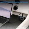 MOZEN by Amkette Drive Max 101W Car Charger Type C 65W + USB-A 36W Dual Port Fast Car Charger, ABS Build with Metallic Shell with Voltsafe and