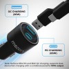 MOZEN by Amkette Drive Max 101W Car Charger Type C 65W + USB-A 36W Dual Port Fast Car Charger, ABS Build with Metallic Shell with Voltsafe and