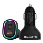 MOZEN by Amkette PowerPro 60W Car Charger, 3 Port (Dual Type C + USB A) Car Charger Socket, Fast Charging, ABS Build, Safety Protections