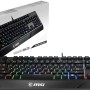 MSI Vigor GK20 US Backlit RGB Wired Dedicated Hotkeys Anti-Ghosting Water Resistant Gaming Keyboard Black