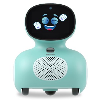Miko Mini AI Robot | 2 Years Free Max | STEAM Learning for Kids 5+ | Blue