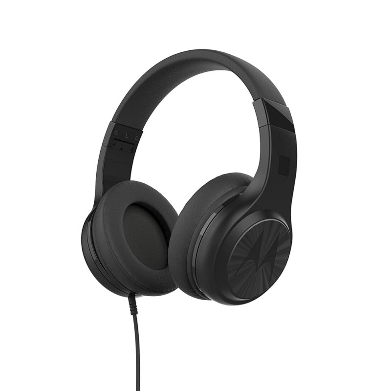 Motorola Lifestyle Pulse 120 Wireless Bluetooth Over The Ear Headphone with Mic (Black)