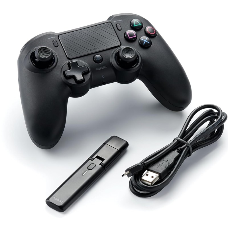 Nacon Asymmetric Wireless Controller for Playstation 4- Black