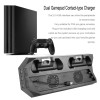 New World PS4 Pro Vertical Stand Cooling Fan Controller Charger Dock USB hub For PS4 Pro Playstation 4 Pro Console