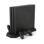 New World PS4 Pro Vertical Stand Cooling Fan Controller Charger Dock USB hub For PS4 Pro Playstation 4 Pro Console