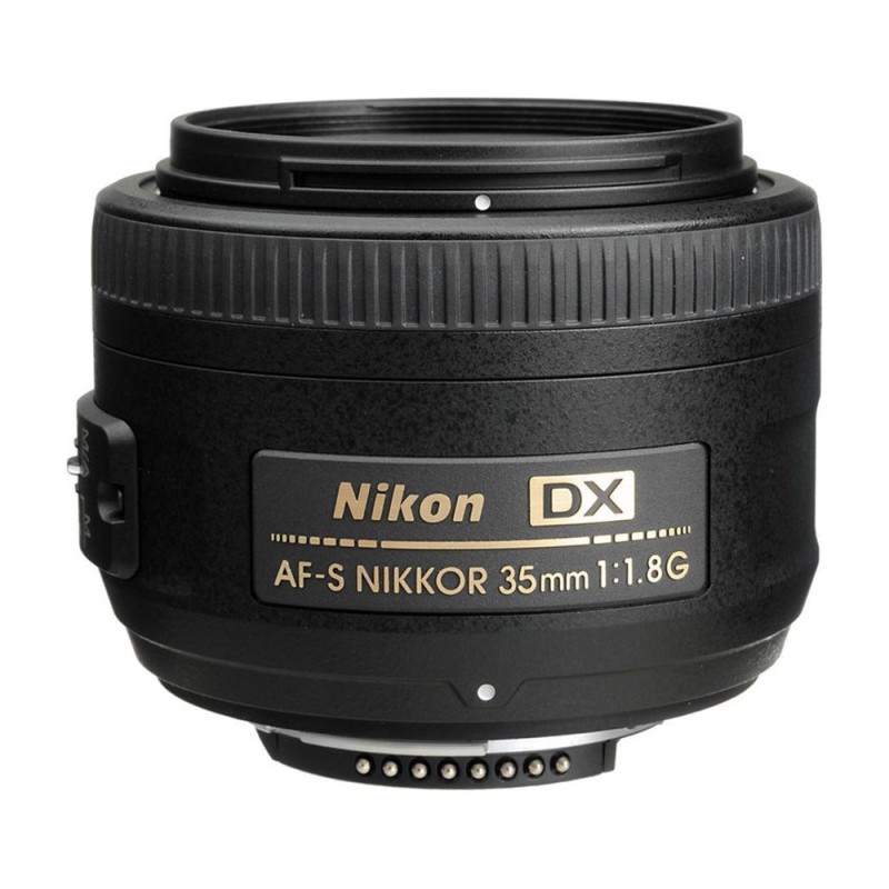 Nikon Af-S Dx Nikkor 35 Mm F/1.8G Prime Lens for Digital SLR Camera (Black)