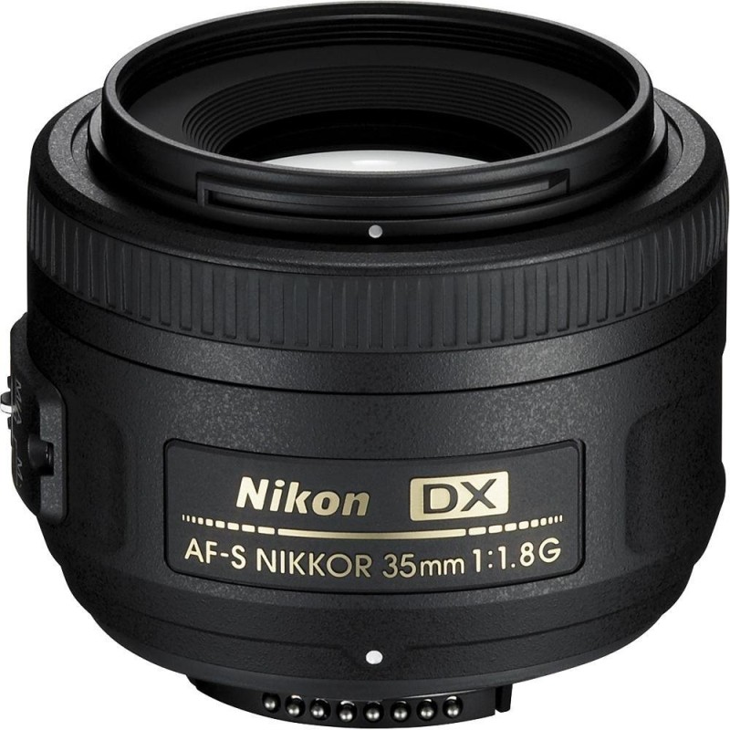 Nikon Af-S Dx Nikkor 35 Mm F/1.8G Prime Lens for Digital SLR Camera (Black)