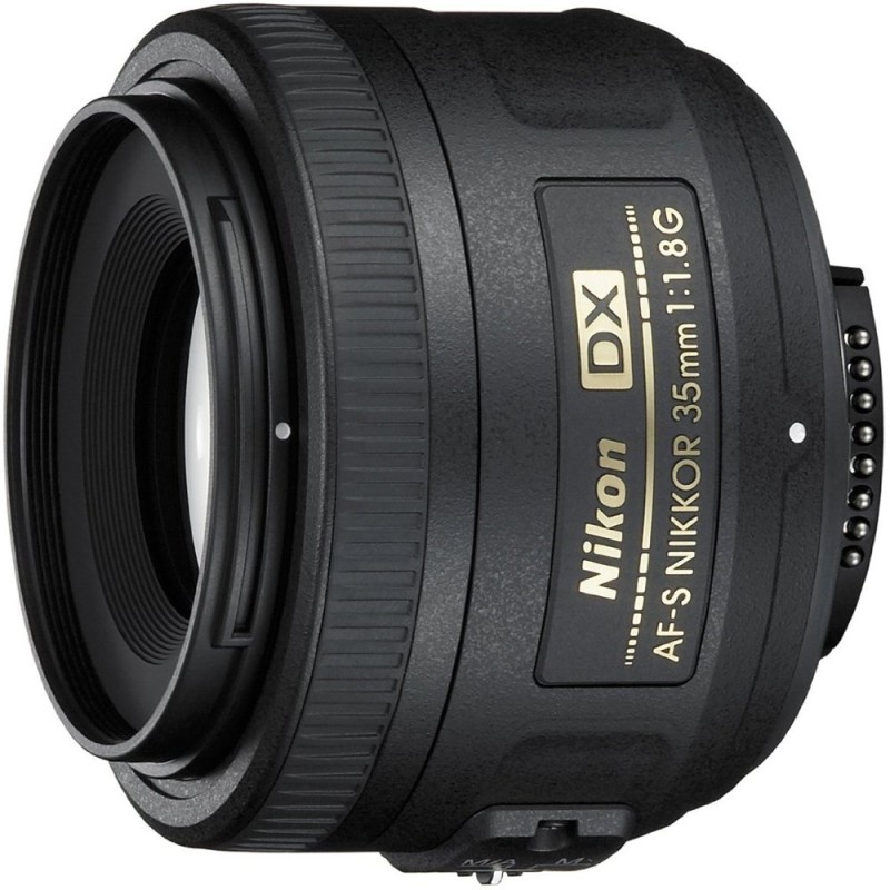 Nikon Af-S Dx Nikkor 35 Mm F/1.8G Prime Lens for Digital SLR Camera (Black)