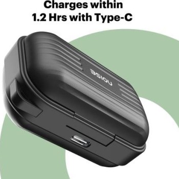 Noise Shots ERGO Truly Wireless Bluetooth  (Stealth Black, True Wireless)