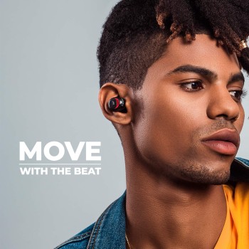 Noise Shots X5 Charge Truly Wireless Bluetooth Earbuds Earphones with Charging Case - Midnight Grey