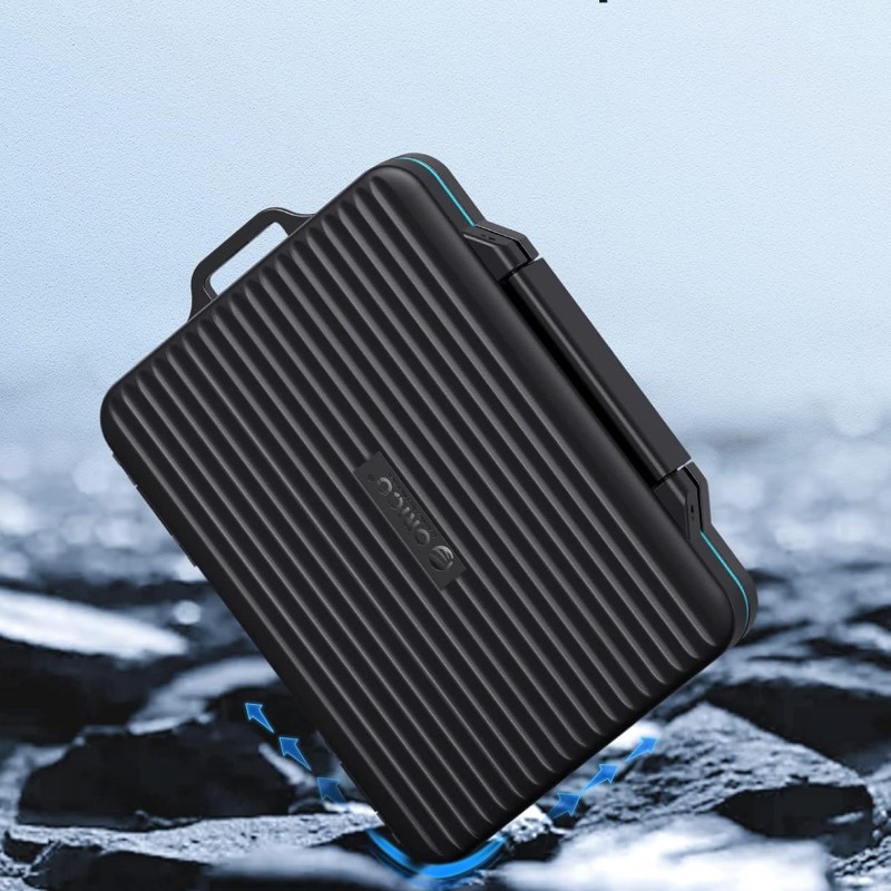 ORICO EVA SD Card Case Holder for Memory Cards,24 Slots Professional Water-Resistant Anti-Shock Holder for 12TF Card and 12 SD Card