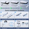 Oivo Chamunda PS5 Horizontal Stand - Accessories Base Compatible With PlayStation 5 Console Disc & Digital Editions (White)