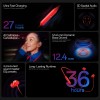 OnePlus Bullets Wireless Z3 in-Ear Neckband with 12.4mm Drivers, 3D Spatial Audio,10 mins Charge for 27 hrs Playback - Black
