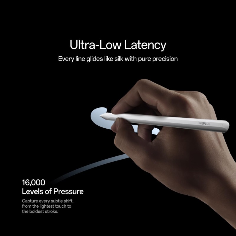 OnePlus Stylo Pro, 16,000 Pressure Levels,Ultra-Low Latency, White