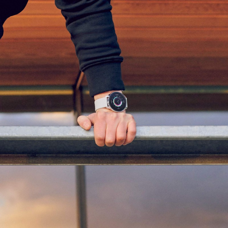 OnePlus Watch Moonlight Silver: 46mm dial, Warp Charge, 110+ Workout Modes, Smartphone Free Music,SPO2 Health Monitoring & 5ATM + IP68 Water Resistance (Currently Android only)