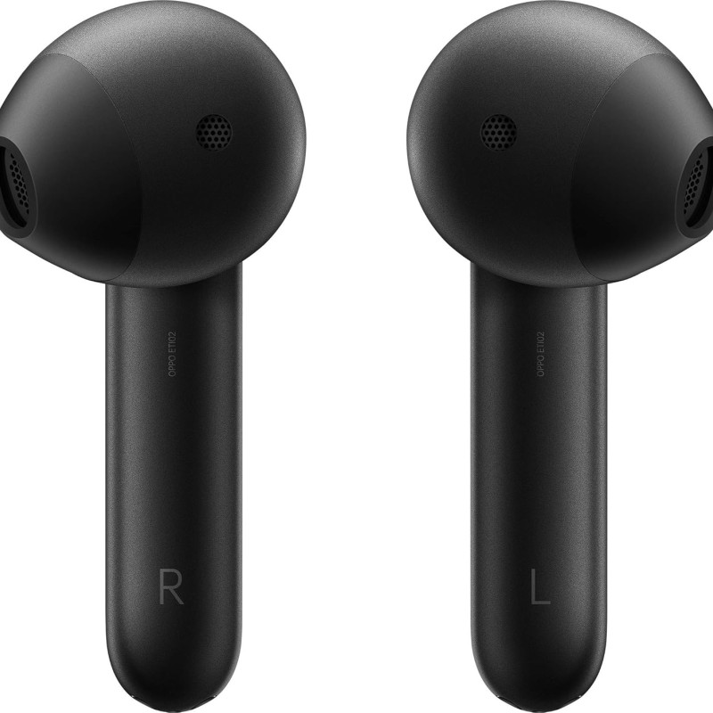 Oppo ENCO Bluetooth Truly Wireless in Ear Earbuds with Mic (Black)