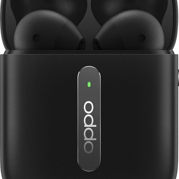 Oppo ENCO Bluetooth Truly Wireless in Ear Earbuds with Mic (Black)