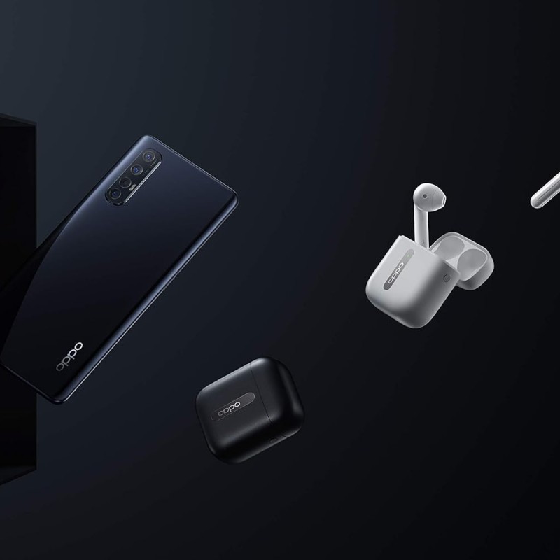 Oppo ENCO Bluetooth Truly Wireless in Ear Earbuds with Mic (Black)