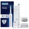 Oral B Braun White 7000 SmartSeries Power Rechargeable Electric Toothbrush with Bluetooth Connectivity