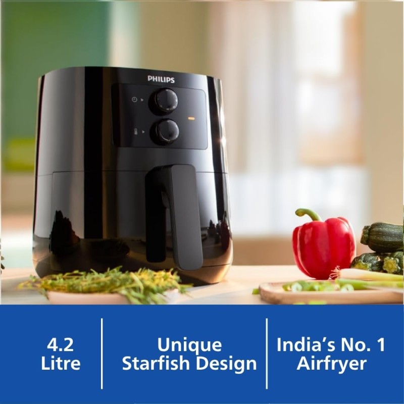 PHILIPS Air fryer for Home HD9200/90, 4.1 Litre