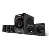 PHILIPS Audio SPA8000B/94 5.1 Channel 120W Multimedia Speaker System with Bluetooth Connectivity, 5X15W Satellite Speakers (Black)