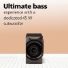 PHILIPS Audio SPA8000B/94 5.1 Channel 120W Multimedia Speaker System with Bluetooth Connectivity, 5X15W Satellite Speakers (Black)
