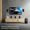 PHILIPS Audio TAV7587 5.1 Channel 100W Bluetooth Multimedia Speaker System with 5x15W Satellite Speakers (Black)