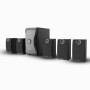 PHILIPS Audio TAV7587 5.1 Channel 100W Bluetooth Multimedia Speaker System with 5x15W Satellite Speakers (Black)