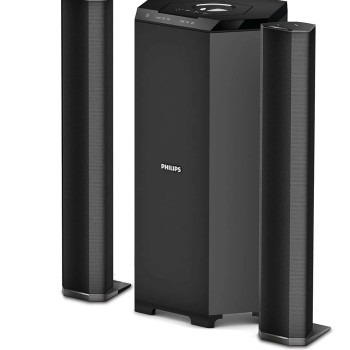 PHILIPS Convertible Soundbar MMS8085B, 2.1 Channel with Multipoint-Connectivity Option (Black)
