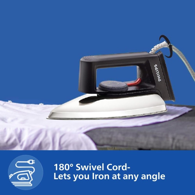 PHILIPS Dry Iron HD1134/28, 750W, Black