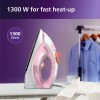 PHILIPS Plastic GC1920/28 1300W Non-Stick Soleplate Steam Iron, Pink