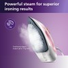 PHILIPS Plastic GC1920/28 1300W Non-Stick Soleplate Steam Iron, Pink